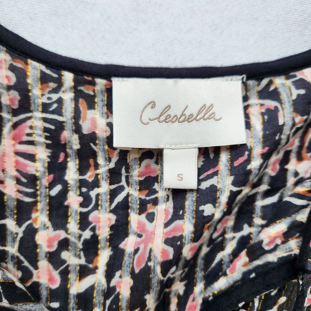 Cleobella Brynlee Floral Ruffle Long Sleeve Blouse Top Tassels Cottagecore Cute - Picture 7 of 11